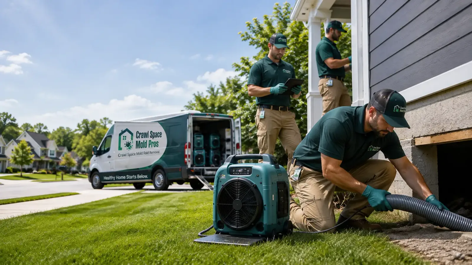 Crawl Space Mold Removal in Newaygo, MI